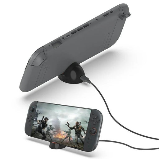 PGTECH GP-376 For Nintendo Switch 2  /  Switch  /  OLED Console Charging Dock Portable Circular Charging Stand - Black  /  Orange - 2