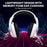 KOTION EACH G4100 Wired Gaming Headset with Mic 3.5mm + USB LED Light Over-Ear Headphone - White - 4
