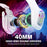 KOTION EACH G4100 Wired Gaming Headset with Mic 3.5mm + USB LED Light Over-Ear Headphone - White - 7