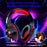 KOTION EACH GS400 LED Light Gaming Headset Wired Over-Ear Headphone with Audio Adapter Cable for PC / PS4 / PS5 - Red - 4
