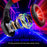 KOTION EACH GS400 LED Light Gaming Headset Wired Over-Ear Headphone with Audio Adapter Cable for PC / PS4 / PS5 - Red - 7