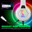 KOTION EACH S100 Wired Gaming Headset for PS4 / PS5 / Computer E-Sports LED Light Headphone with Adapter Cable - White - 2