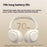 LANGSDOM HBN07 Wireless Headphone ANC Active Noise Cancelling Stereo Sound Bluetooth-Compatible Headset - Beige - 6