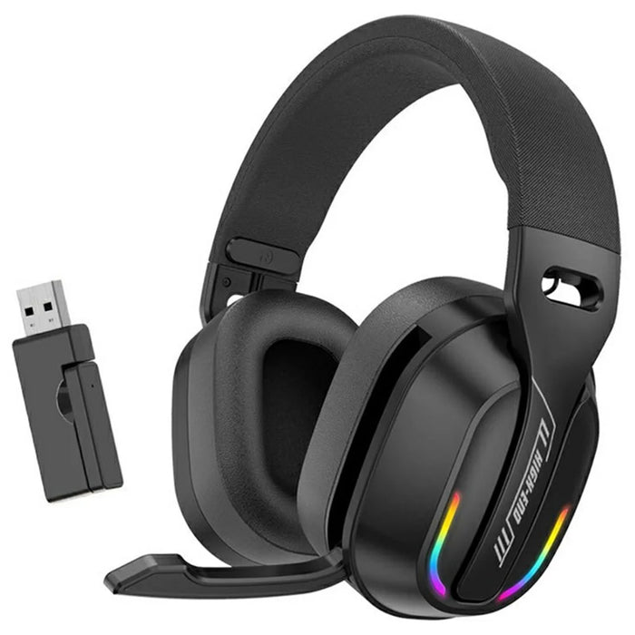 GT100 2.4G / Bluetooth-Compatible / Wired Gaming Headset RGB Light E-Sports Music Over-ear Headphone - 1