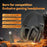GT100 2.4G / Bluetooth-Compatible / Wired Gaming Headset RGB Light E-Sports Music Over-ear Headphone - 3