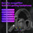 GT100 2.4G / Bluetooth-Compatible / Wired Gaming Headset RGB Light E-Sports Music Over-ear Headphone - 5