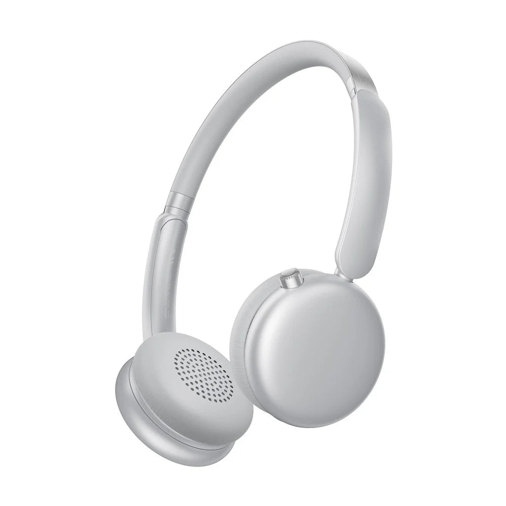 F4 Wireless Headphone ANC ENC Noise Cancelling Over Ear Bluetooth-Compatible Hi-Fi Stereo Headset - Silver - 1