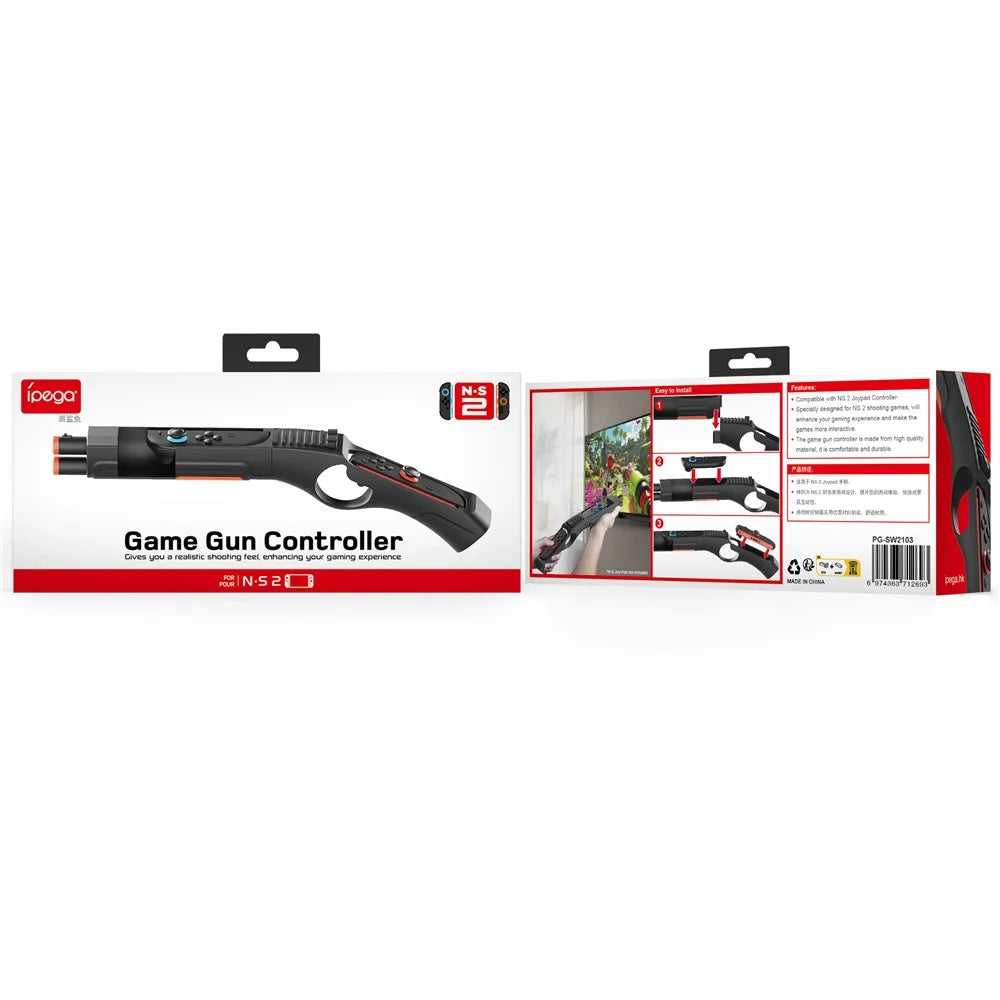 IPEGA PG-SW2103 For Nintendo Switch 2 Joypad Gaming Gun Grip Handheld Shooter Accessory - 7