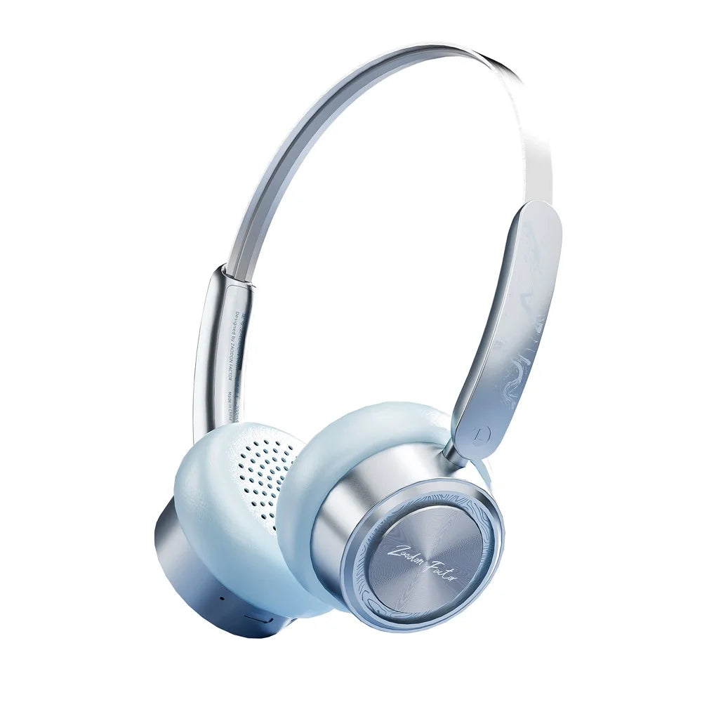 ZAODON MIN Wireless Gaming Music Headphone Bluetooth-Compatible HIFI Sound Over-ear Headset - Blue - 1