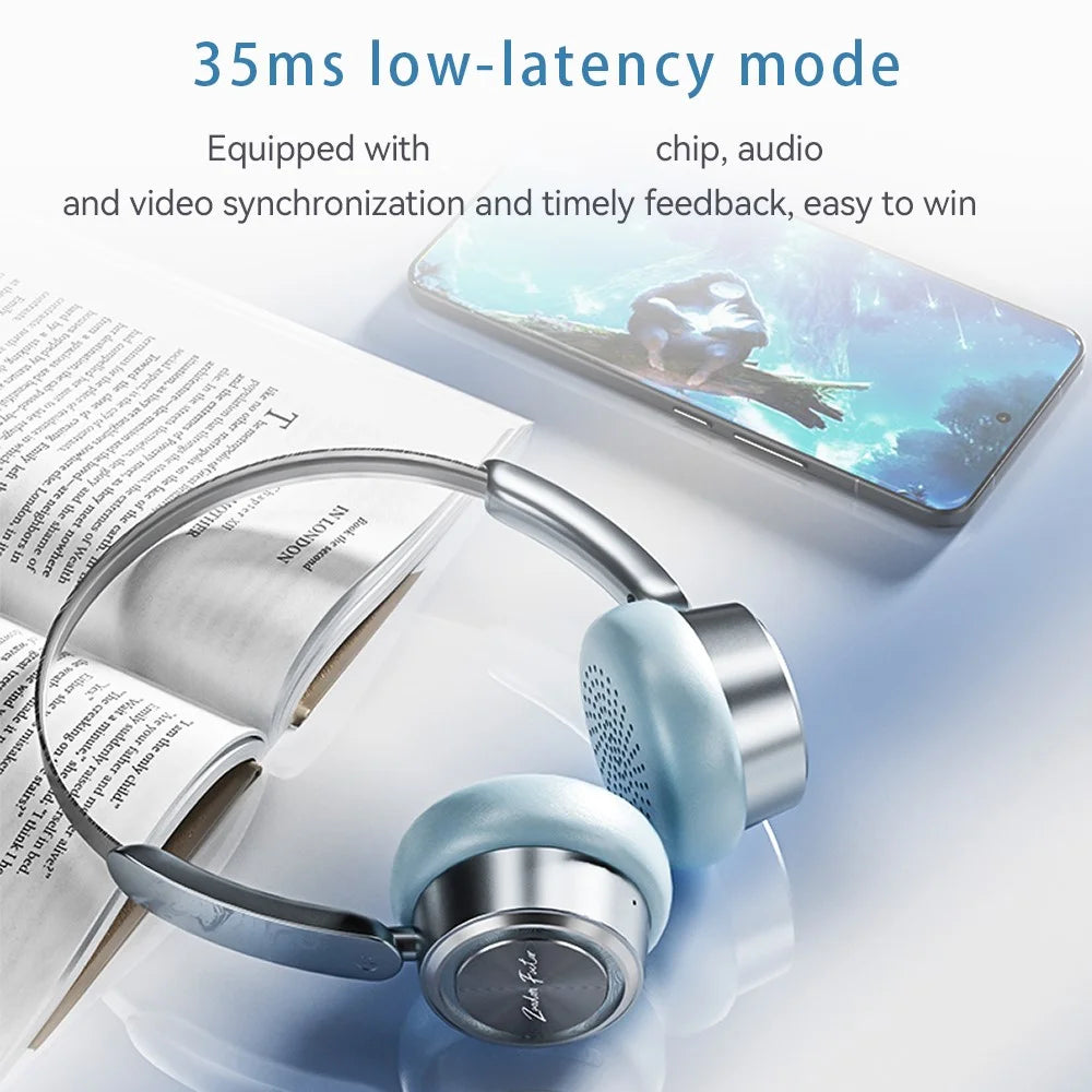 ZAODON MIN Wireless Gaming Music Headphone Bluetooth-Compatible HIFI Sound Over-ear Headset - Blue - 7