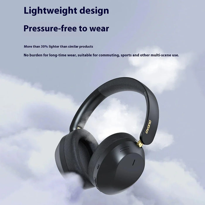 DUDAO X22Max Wireless Bluetooth-compatible Headphones ANC Noise Cancelling 4-8 Hours Battery Foldable Sports Headset - Black - 4