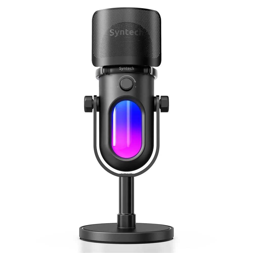 SYNTECH M100 RGB Capacitor Gaming Microphone HiFi Recording Studio-Level Audio Mic for Gaming / Live Streaming - 1