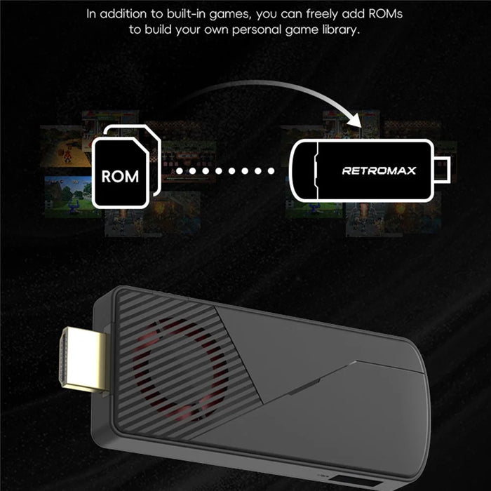 DATA FROG Y3A MAX 2Pcs Joystick Controller Arcade Game Station with M8 Wireless Game Stick Support HD Video Output - 5