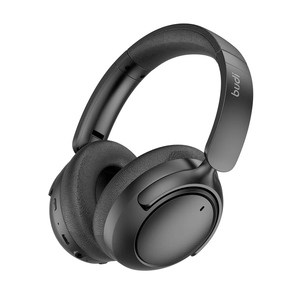 BUDI EP51B Wireless Noise Canceling Stereo Headphones Crystal Clear Calls Foldable Headset - 2