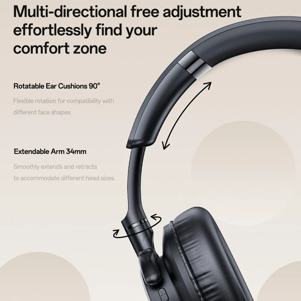 YESIDO EP12 Over-Ear Bluetooth-Compatible Headphones Zero-Pressure Comfort Wired  /  Wireless Dual Mode - 6