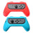 2Pcs for Nintendo Switch Controller Grip Handle Left Right Non-Slip Thumb Grip - Red + Blue - 1