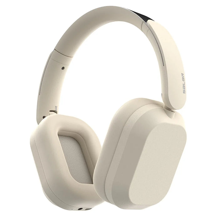 SALAR BM709 Wireless Headphones Bluetooth-Compatible 5.3 Gaming Headset with Mic  /  Dual EQ Modes - Beige - 1