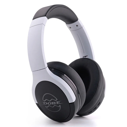 DOBE FOMIS ELECTRONICS TP5-5515 Wireless Gaming Headset 2.4G Bluetooth-Compatible Headphone with RGB LED Mic for PS5/PS4/Nintendo Switch/PC - Black/White - 1