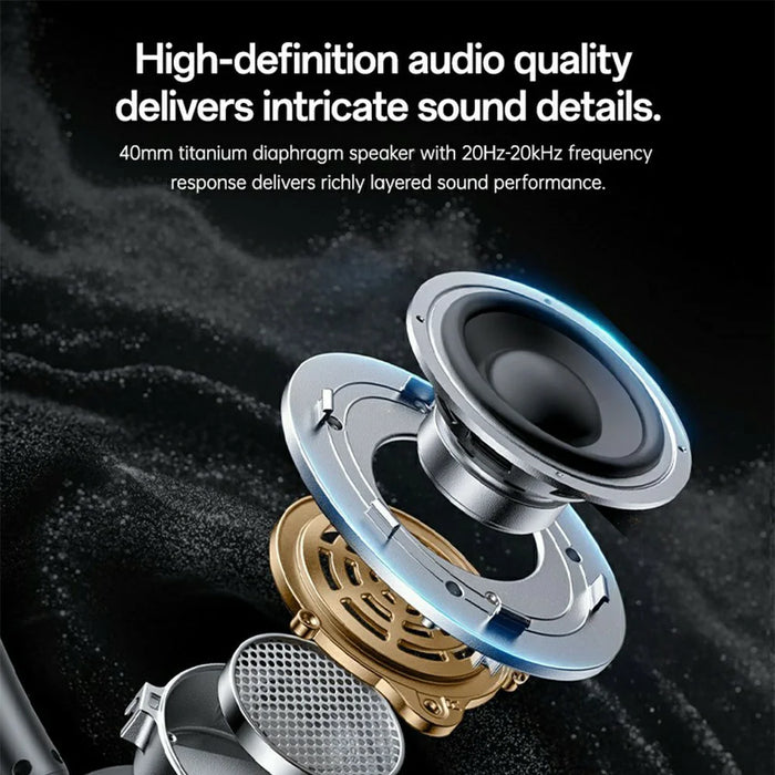 YESIDO EP13 Wireless Headphones ANC+ENC Bluetooth-Compatible Headset - Black - 5