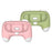 DOBE FOMIS ELECTRONICS TNS-3163S 2Pcs Joy-Con Grip for Nintendo Switch 2/Switch OLED/Switch Ergonomic Controller Handle - White+Pink+Green - 1