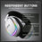 ONIKUMA GT805 4 Modes Wireless / Wired Gaming Headset Over-Ear Headphones with RGB Light - White - 6