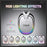 ONIKUMA GT805 4 Modes Wireless / Wired Gaming Headset Over-Ear Headphones with RGB Light - White - 7