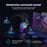 ONIKUMA X29 Gaming Headset Wired Over Ear with Microphone RGB Lighting For PC  /  Console Gaming - Black - 6