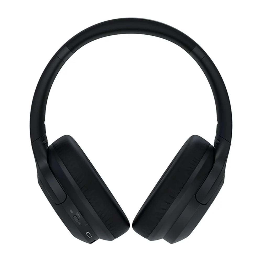 DEVIA EM203 EarBass Pro1 Bluetooth-Compatible Wireless Headphone Foldable Over Ear ANC Headset - Black - 1