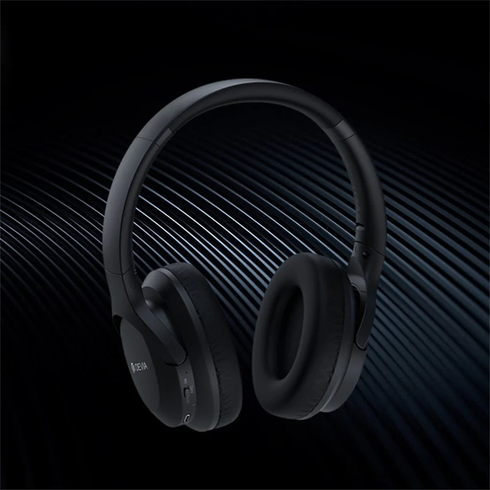 DEVIA EM203 EarBass Pro1 Bluetooth-Compatible Wireless Headphone Foldable Over Ear ANC Headset - Black - 2