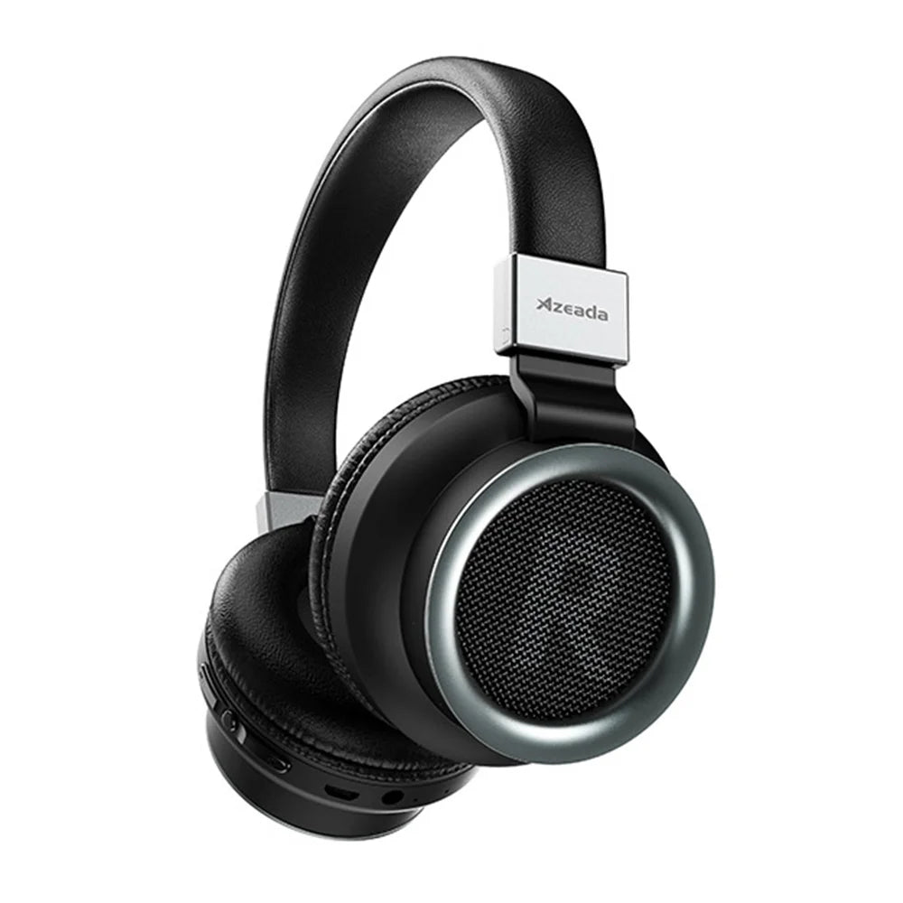 AZEADA PD-BH400 Wireless Headphones Over Ear Bluetooth-compatible 5.0 HiFi Sound Headset - Black - 2