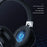 AZEADA PD-BH400 Wireless Headphones Over Ear Bluetooth-compatible 5.0 HiFi Sound Headset - Black - 6
