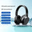 AZEADA Z-BH03 Wireless Headphones 40mm Driver Surround Sound Bluetooth-compatible 5.4 Headset - Midnight Black - 3