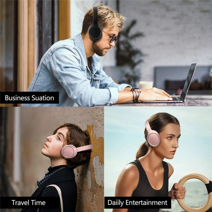 DJ16 Bluetooth-compatible Headphones 5.3 Wireless Over Ear 40mm Headset for Gaming Sports - 7