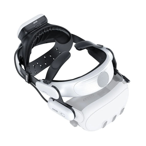 AMVR BS1 For Meta Quest 3 Rechargeable Battery Head Strap VR Headset Cooling System - White - 1