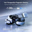 AMVR BS1 For Meta Quest 3 Rechargeable Battery Head Strap VR Headset Cooling System - White - 5