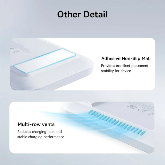 AMVR CD1 Dual Charging Dock with Power Display Magnetic Fast Charging Station for VR Headset Battery Pack - White - 7