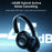 JOYROOM JR-JH3 Bluetooth-compatible Headphones Hybrid Active Noise Canceling Over-Ear Headset with 3.5mm Audio Cable - Black - 3