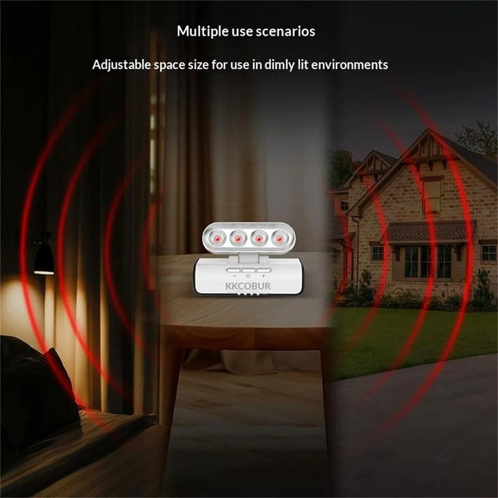 KKCOBVR i3 IR Tracking Base Station for Meta Quest 3  /  3S  /  Pro Infrared Enhancement Light 4-Level Brightness VR Accessory - Silver White - 3
