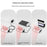 KKCOBVR i3 IR Tracking Base Station for Meta Quest 3  /  3S  /  Pro Infrared Enhancement Light 4-Level Brightness VR Accessory - Silver White - 7