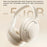 ZAODON YUNX Bluetooth-compatible Headphones 50dB ANC Noise Cancelling Over-Ear Wireless Headset - Beige - 2