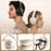 ZAODON YUNX Bluetooth-compatible Headphones 50dB ANC Noise Cancelling Over-Ear Wireless Headset - Beige - 6