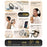ZAODON YUNX Bluetooth-compatible Headphones 50dB ANC Noise Cancelling Over-Ear Wireless Headset - Beige - 7