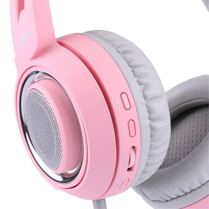 SOMIC G951 Over-ear Anchor E-sports Game Pink Headset USB Wired Headphone - 5