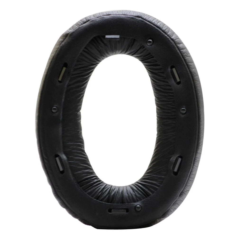 Leather Cushion Cover Foam Ear Pads for Sony WH-1000XM2 Headphones, 1 Pair - Black - 4