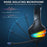 ERXUNG J6 Gaming Headset RGB Luminous Wired Control Over Ear Headphone with Microphone - Blue - 3