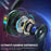 ERXUNG J6 Gaming Headset RGB Luminous Wired Control Over Ear Headphone with Microphone - Blue - 4
