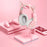ONIKUMA K9 Cute Cat Ear Girls Gaming Headphones Head-Mounted PC Stereo Earphone Headphone with Mic LED Light - Black - 3