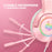 ONIKUMA K9 Cute Cat Ear Girls Gaming Headphones Head-Mounted PC Stereo Earphone Headphone with Mic LED Light - Black - 4