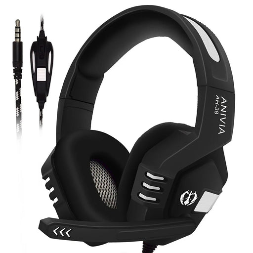 ANIVIA AH38 Head-mounted Wired Headphone Bass Stereo Computer Gaming Music Headset - 1