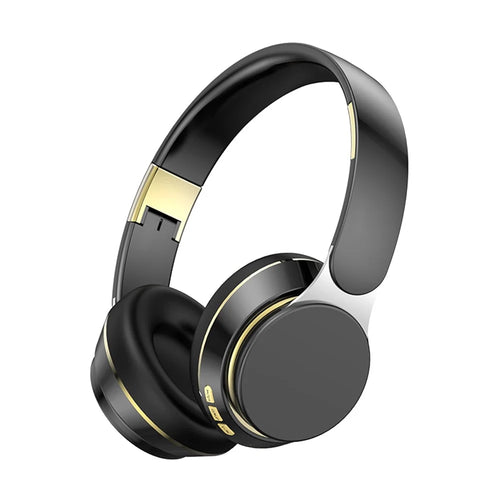 GN-25 Bass Over-head Headphone Stereo Headset Bluetooth-compatible Earphone with 40mm Vibrating Diaphragm and 3.5mm Audio Jack - Black - 1